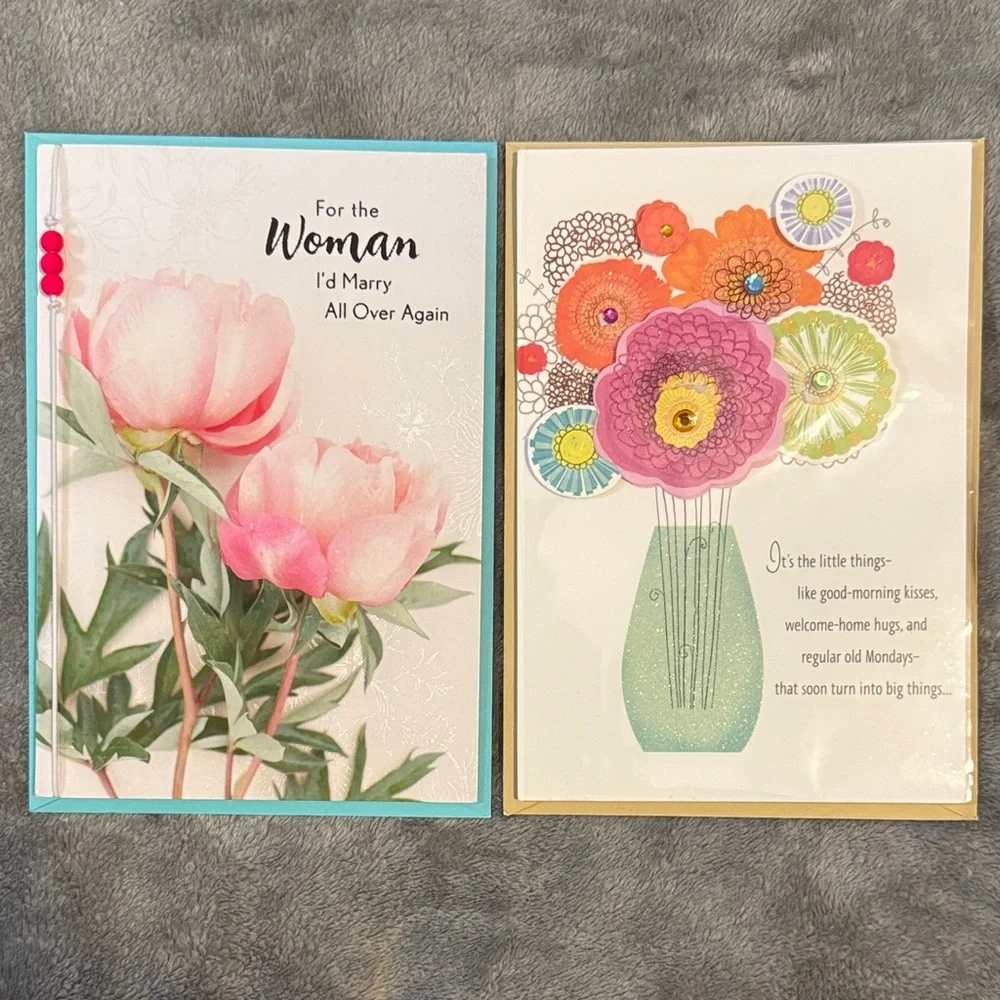🌻 Bundle of 2 Hallmark Anniversary Cards